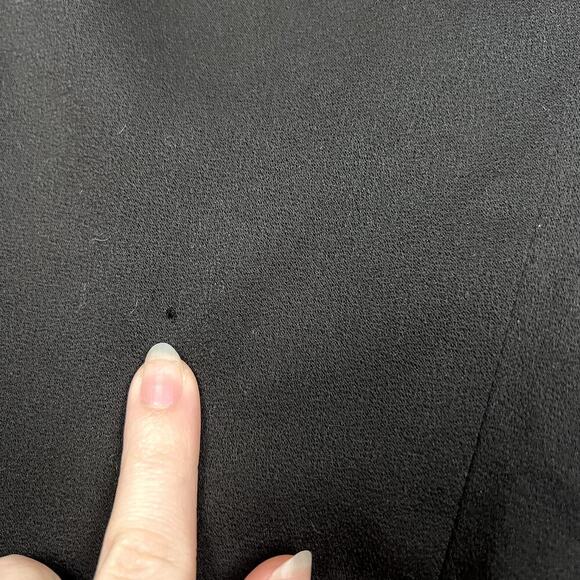 Alice and Olivia Dress Pants Cuffed Womens 8 Black Career Designer Creased - Picture 5 of 10